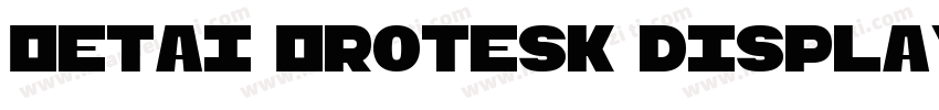 Getai Grotesk Display字体转换